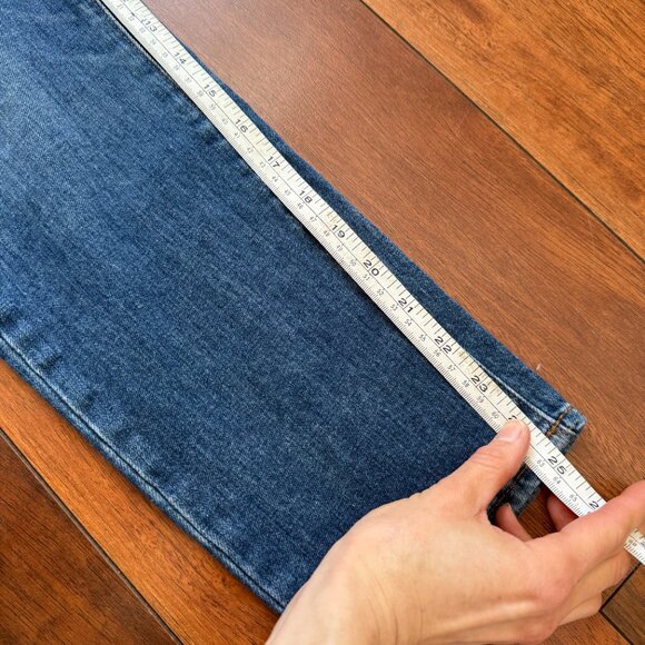 Madewell The High Rise Slim Crop Boyjean Size 28 Medium wash - Picture 8 of 8
